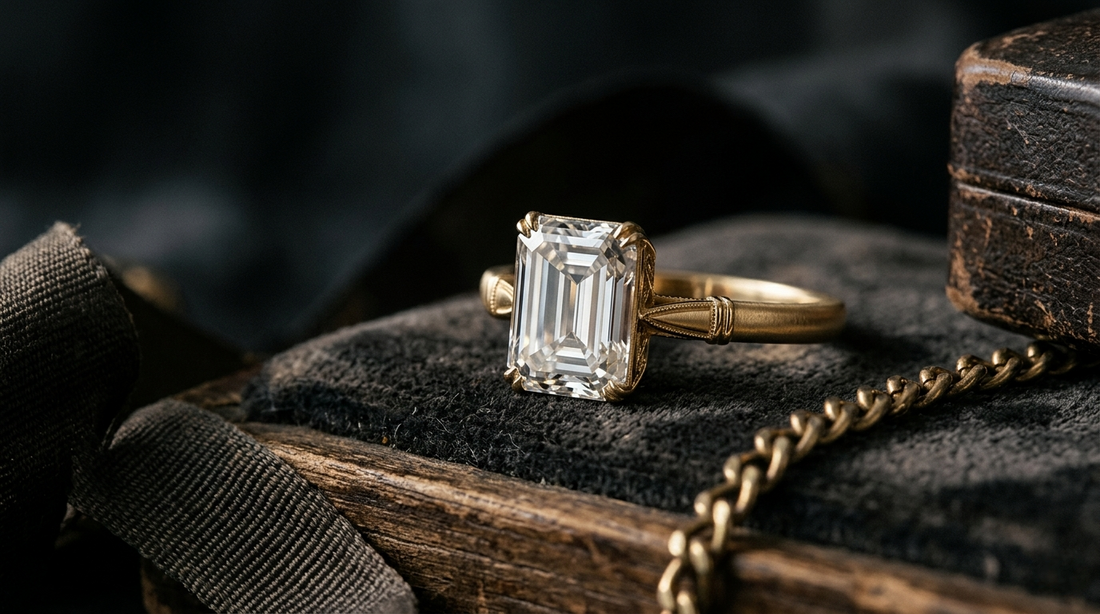 How Emerald Cut Rings Create a Timeless Vintage Feel