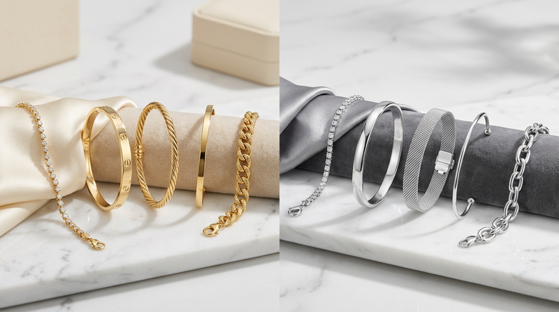 Gold Bracelets vs Silver Bracelets: Which One Fits Your Style Best?
