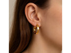 14K Yellow Gold Classic Hoop Earrings