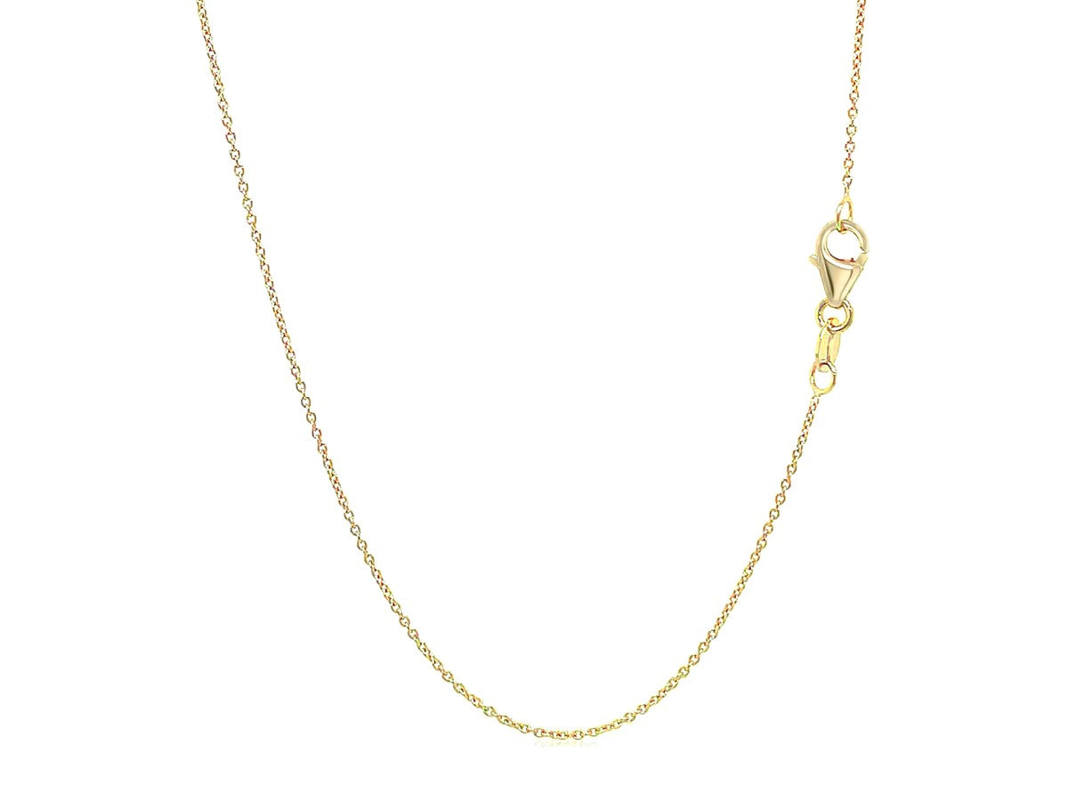 Oval Cable Link Chain Necklace