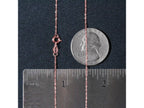 Singapore Chain 1.10 mm Rose Gold Necklace