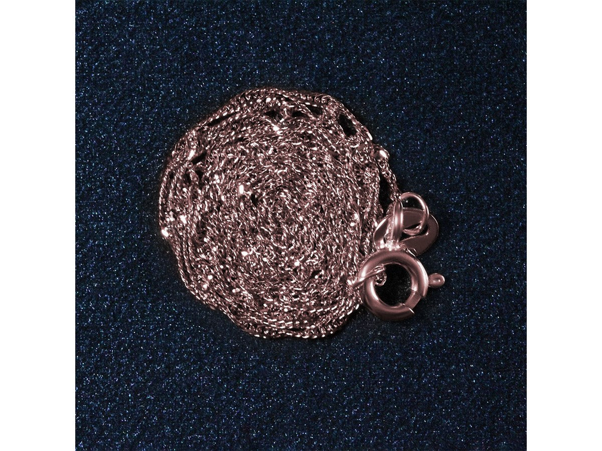 Singapore Chain 1.10 mm Rose Gold Necklace