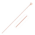 Classic Box Chain 0.45 mm Rose Finish Necklace
