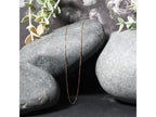 Classic Box Chain 0.45 mm Rose Finish Necklace