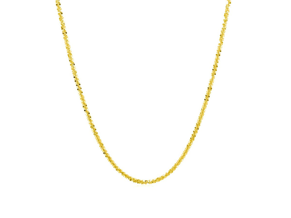 Sparkle Chain 1.50 mm Yellow Finish Necklace