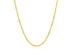 Sparkle Chain 1.50 mm Yellow Finish Necklace