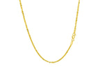 Sparkle Chain 1.50 mm Yellow Finish Necklace