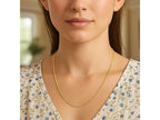Sparkle Chain 1.50 mm Yellow Finish Necklace