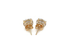 Classic 8mm Round CZ Stud Earrings with Prong Setting