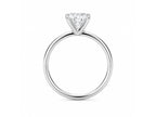 1 Carat Cushion Cut Lab Grown Diamond Solitaire Engagement Ring