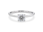 1 Carat Round Lab Grown Diamond Solitaire Ring