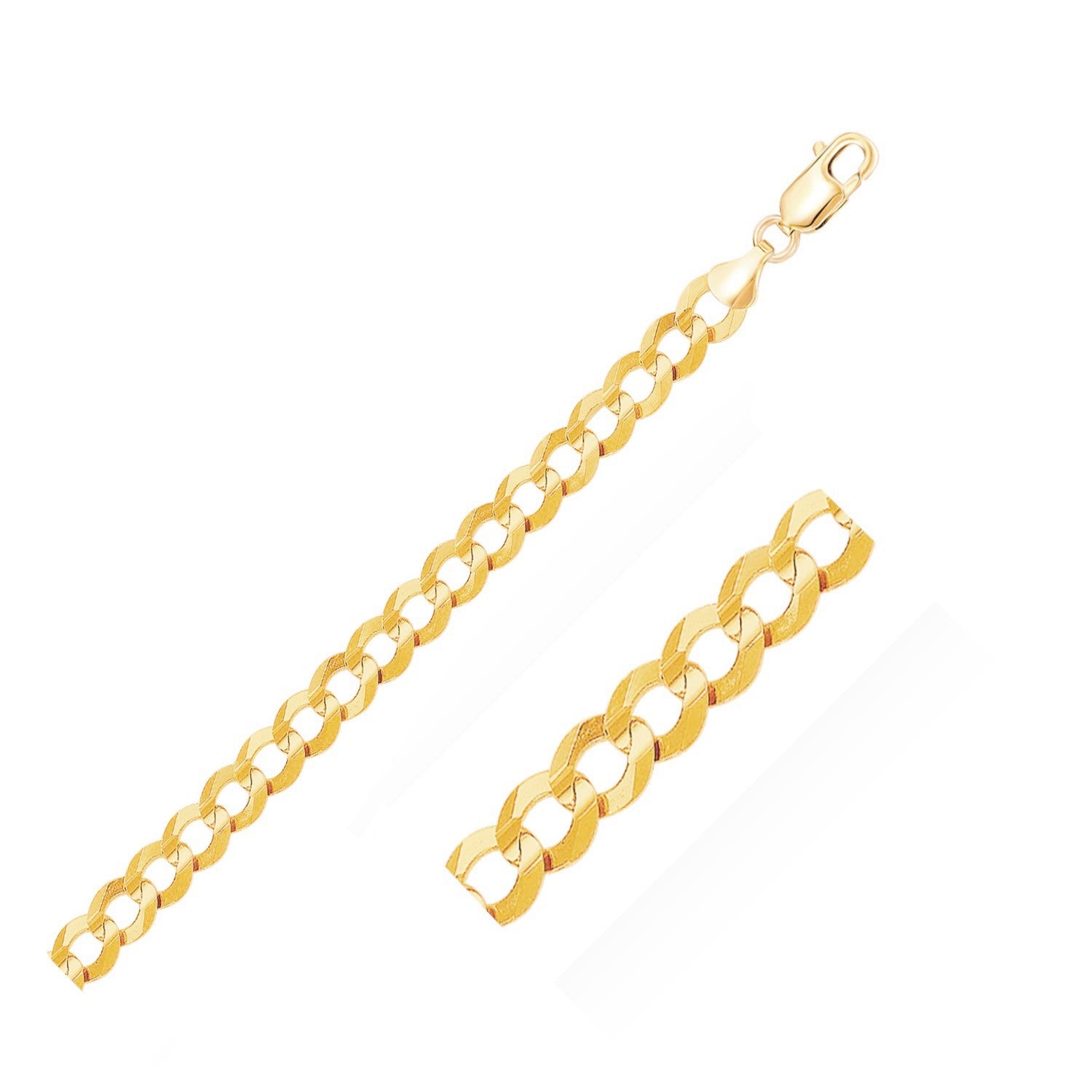 Bold Curb Link Bracelet 8.2mm Classic Chain