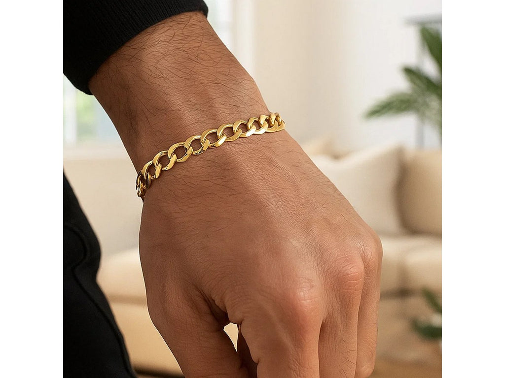 Bold Curb Link Bracelet 8.2mm Classic Chain