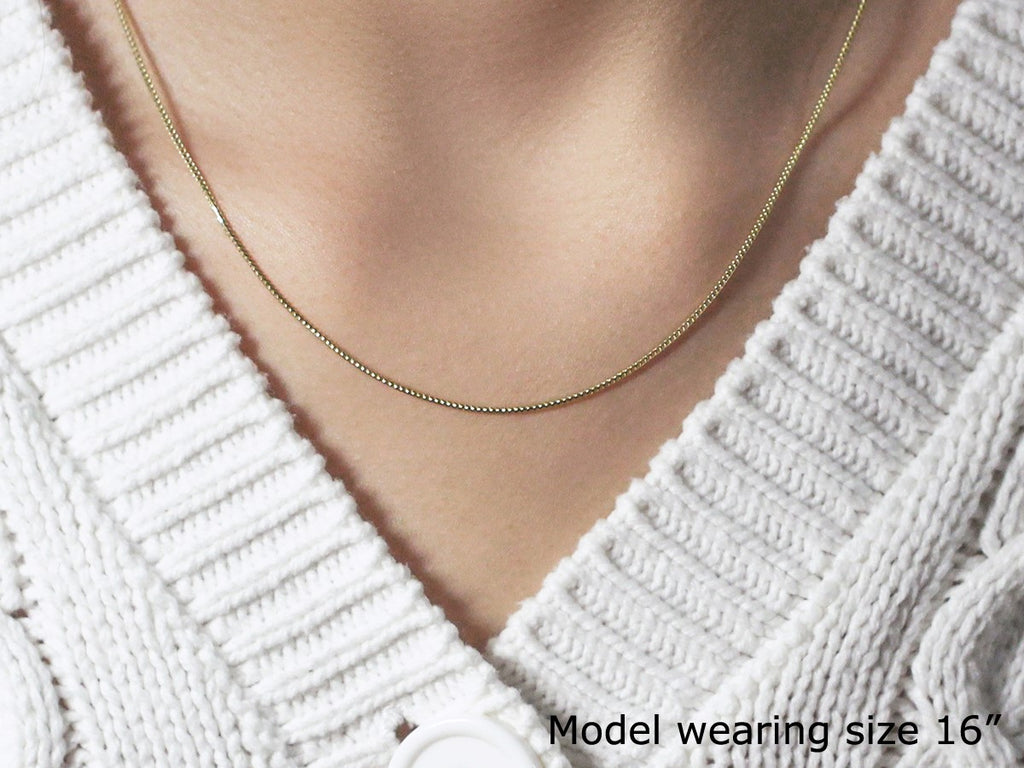 Adjustable Franco Chain 1.00 mm Yellow Finish Necklace