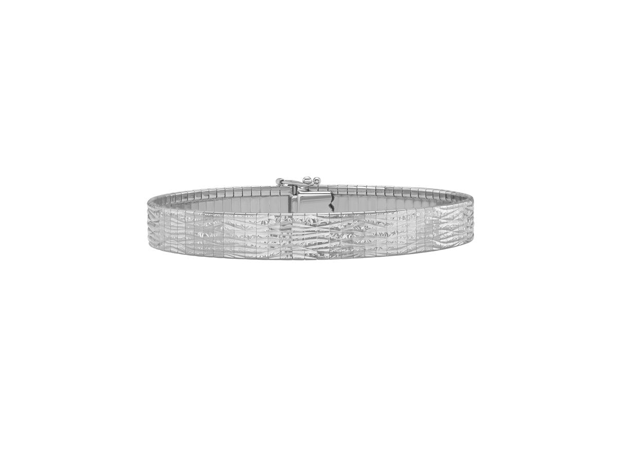 Glacier Link Bracelet 8.1mm Sleek Statement Design