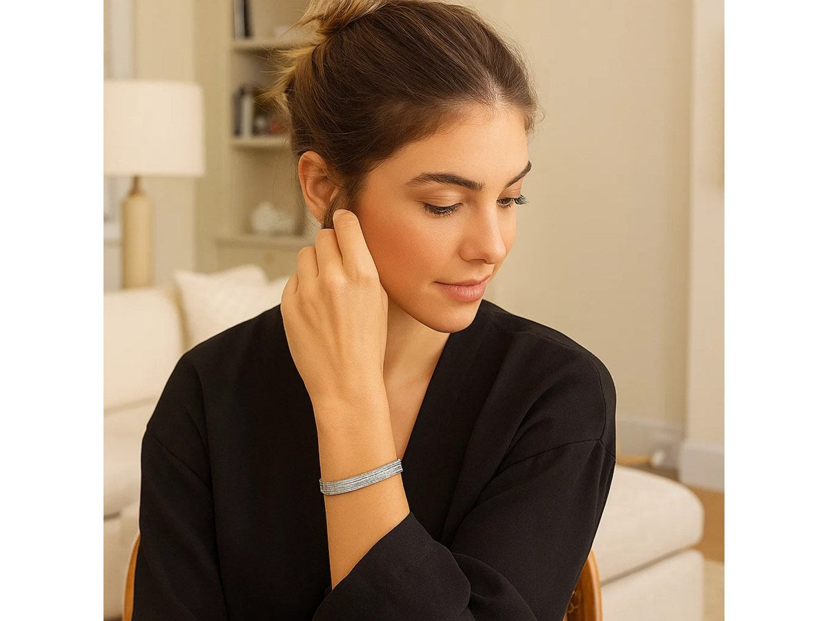 Glacier Link Bracelet 8.1mm Sleek Statement Design