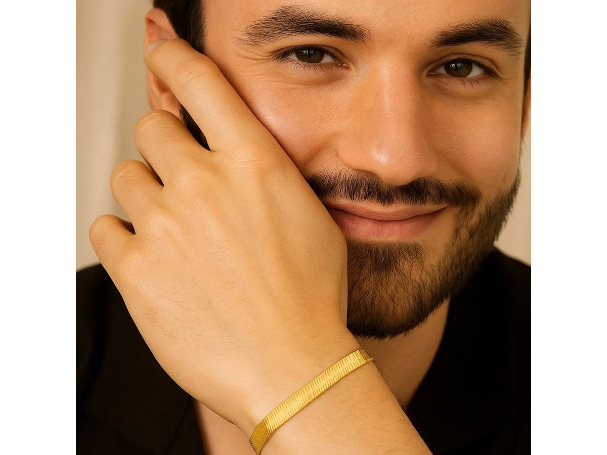 Super Flex Herringbone Bracelet 6mm Smooth Chain