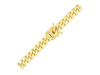 Semi-Solid Miami Cuban Link Bracelet 6.1mm