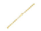 Moon Cut Bead Chain Bracelet 3mm