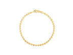 Moon Cut Bead Chain Bracelet 3mm