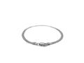 Super Flex Herringbone Bracelet 2.8mm White Finish