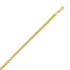 Bold Gold-Plated Rolo Chain Necklace