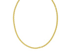Bold Gold-Plated Rolo Chain Necklace