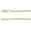 14KT Yellow Gold 2mm Rolo Chain Bracelet, 7 Inch Polished Lobster Clasp