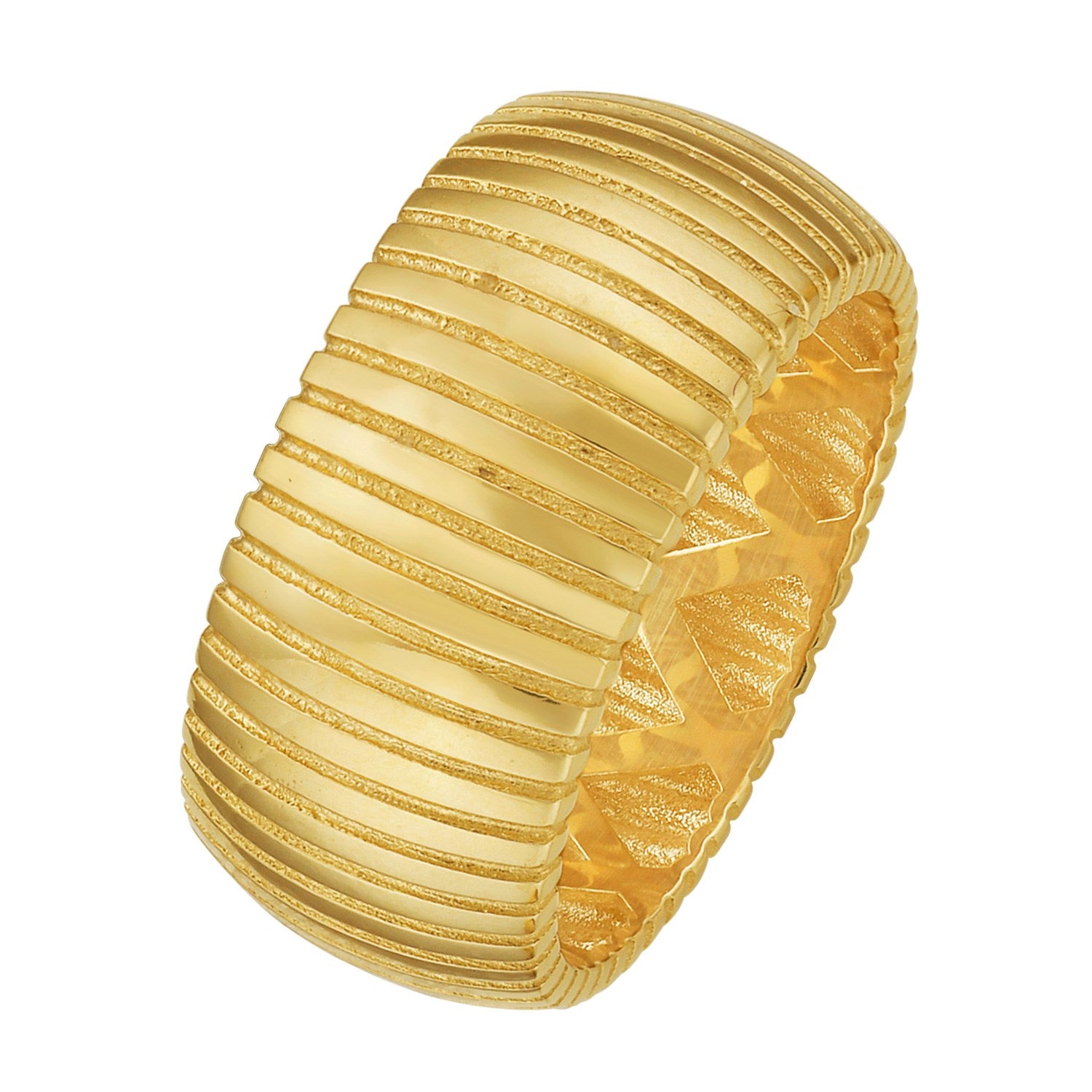 Bold Tubogas Coil Statement Ring