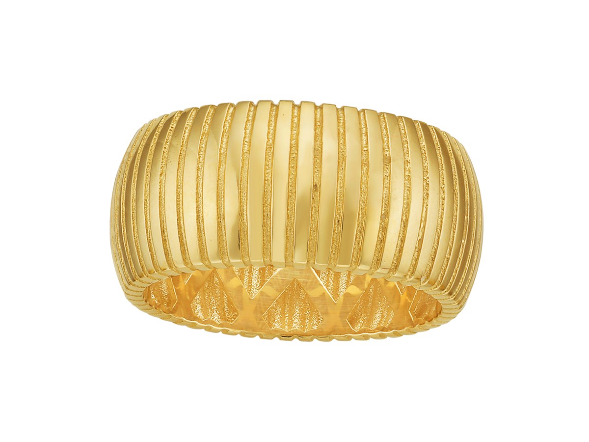 Bold Tubogas Coil Statement Ring