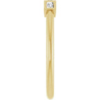 Baguette Diamond Anniversary Band 1/8 CTW Polished Finish Size 7
