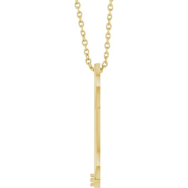 3 Stone Infinity Pendant Necklace Mount Adjustable 16 to 18 Inch Customizable