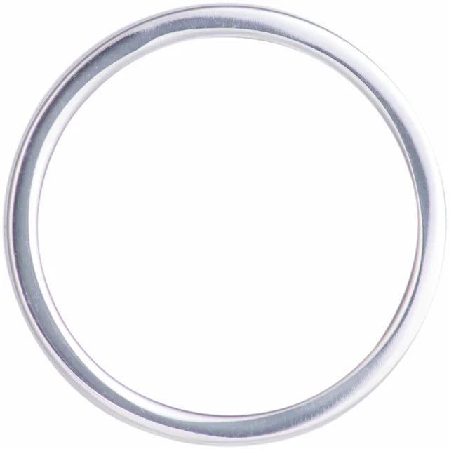 Cobalt Whiskey Barrel Wood Inlay Comfort-Fit Band, 6mm Size 10