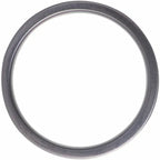 Zirconium Flat Comfort Fit Band with Megalodon & Meteorite Inlay 8mm Size 10