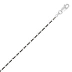 Bead and Bar Chain Anklet Polished Finish
