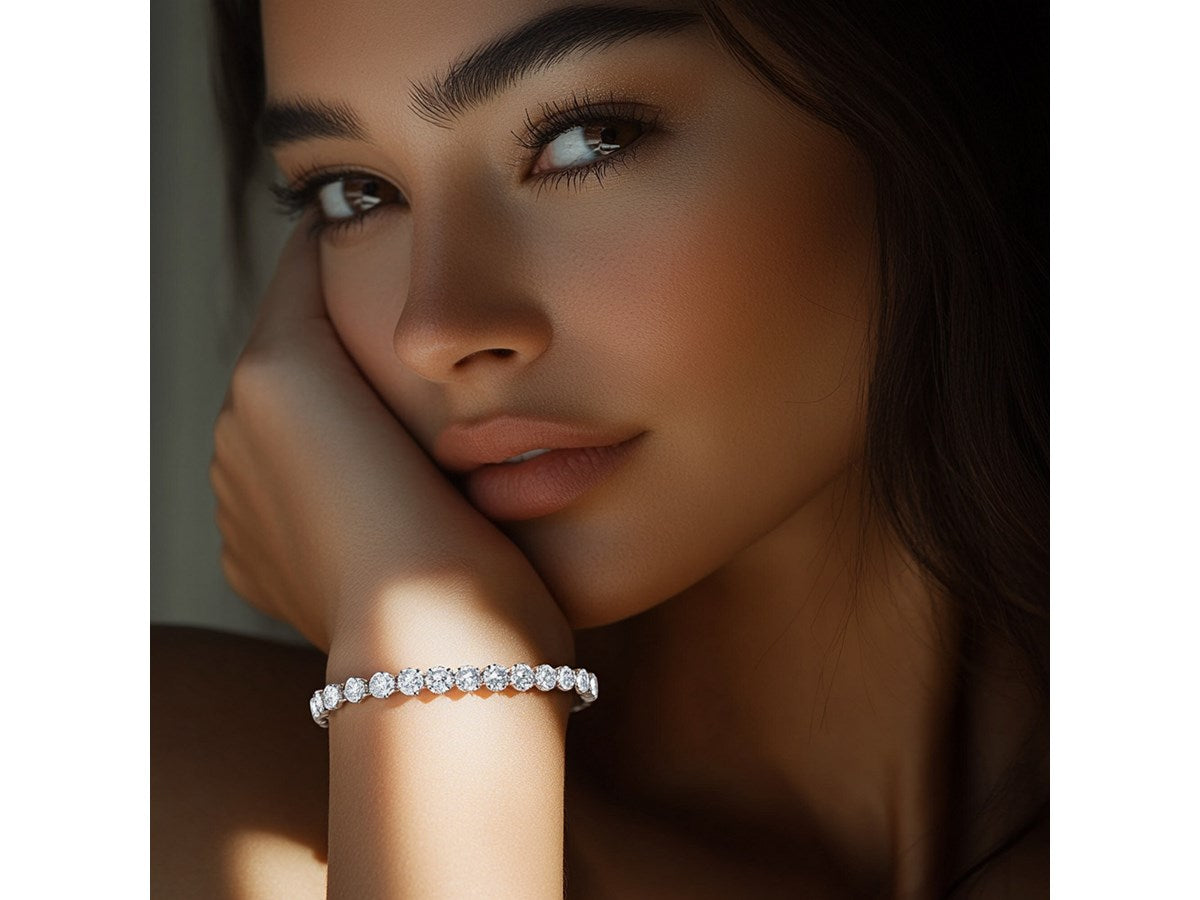 Lab Grown Diamond Tennis Bracelet