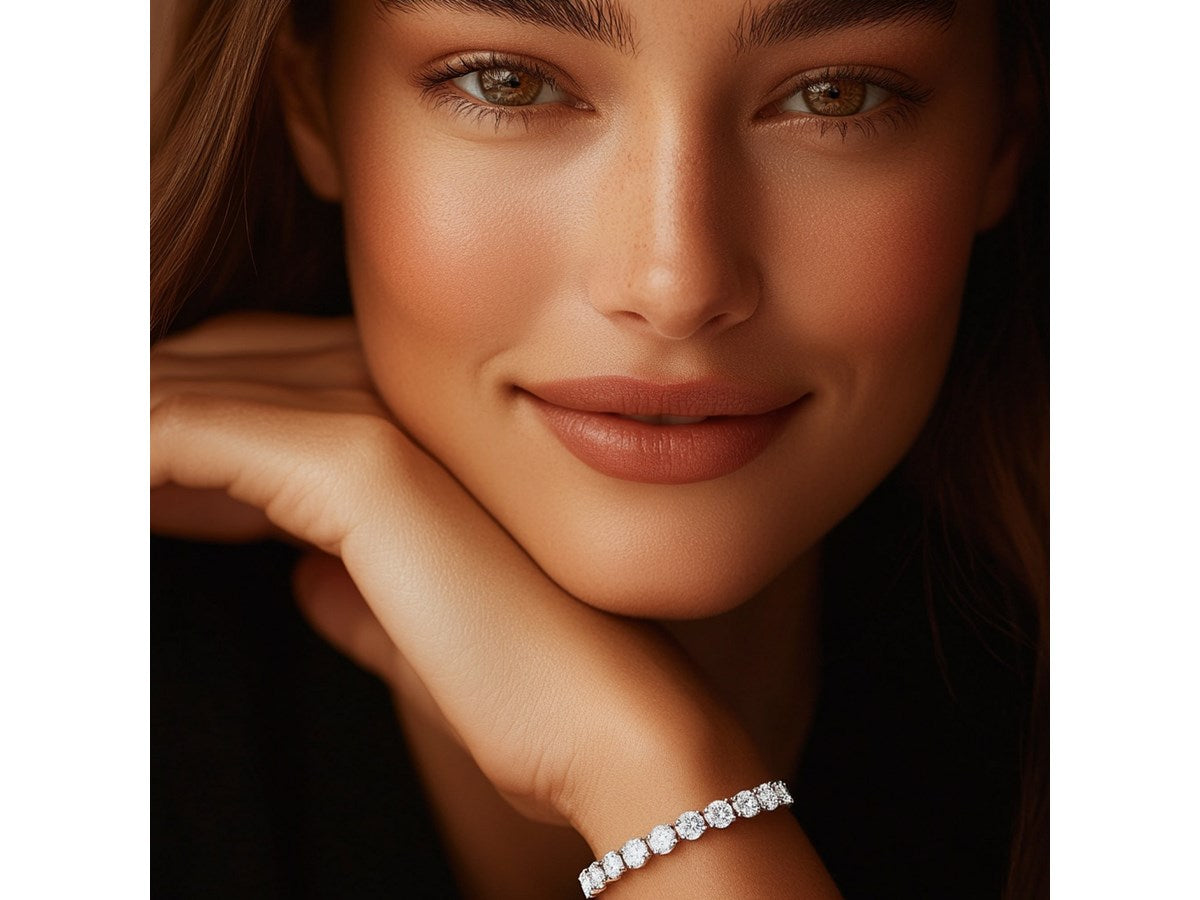 Lab Grown Diamond Tennis Bracelet