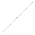 Paperclip Chain Anklet 3mm Polished Finish