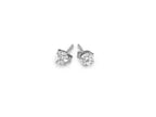 3mm CZ Stud Earrings in Sterling Silver