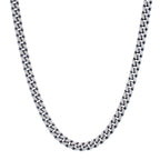 Gunmetal Miami Cuban Link Chain Necklace 7.00mm Sterling Silver