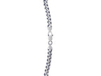Gunmetal Miami Cuban Link Chain Necklace 7.00mm Sterling Silver