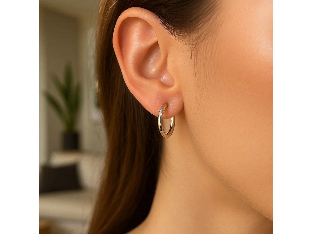 Sterling Silver Hoop Earrings