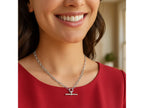 Modern Paperclip Link Sterling Silver Necklace