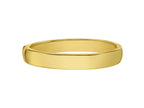 Wide Classic Polished Bangle Bracelet with Box Clasp