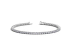 Lab Grown Diamond Tennis Bracelet in 14K White Gold (3 CTTW Round Cut)