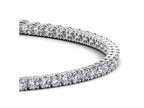 Lab Grown Diamond Tennis Bracelet in 14K White Gold (3 CTTW Round Cut)