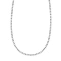 CZ Tennis Sterling Silver Necklace