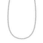 CZ Tennis Sterling Silver Necklace