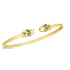 Panther Design High Polish Bangle Bracelet