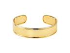 Wide Designer Tapered Cuff Bangle Bracelet
